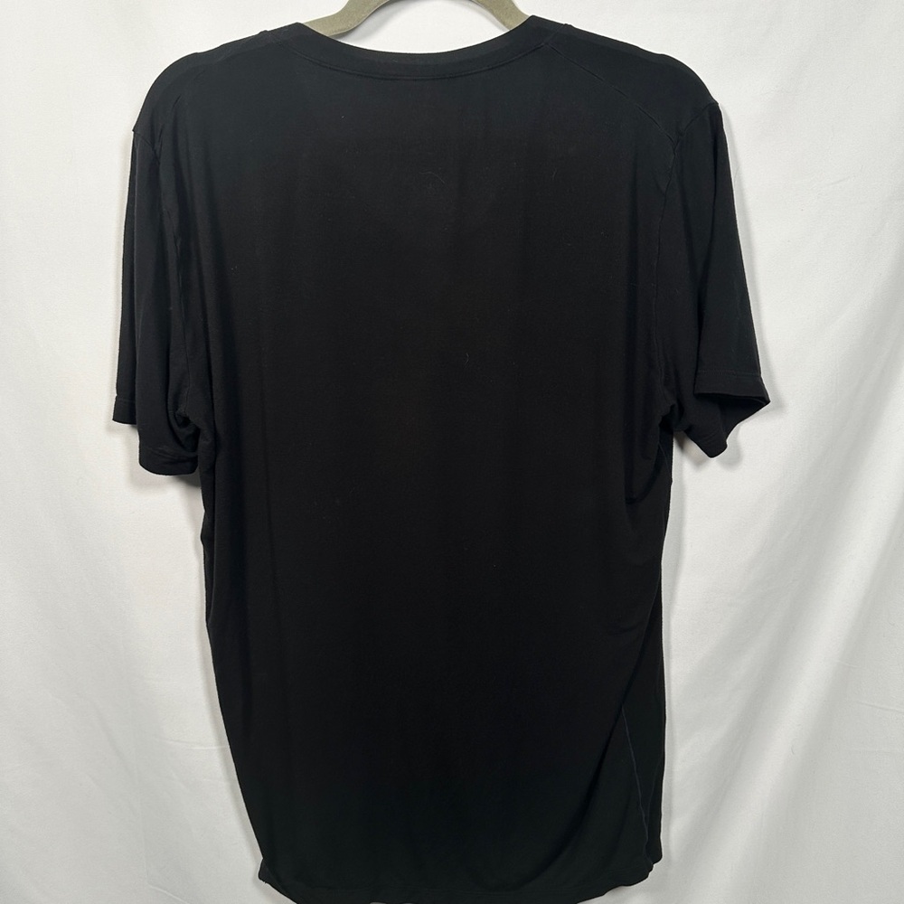 Tommy John men’s essential v neck modal stretch tee relaxed fit L black - Picture 6 of 7